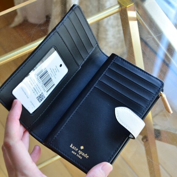 Kate Spade Madison Puffy Heart Medium Bifold Wallet KK182 - Picture 5 of 9